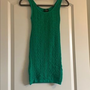 Bodycon green dress